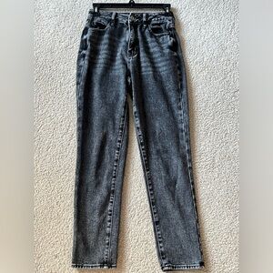 Black jeans, Mom jeans, PacSun,lightly worn, 24